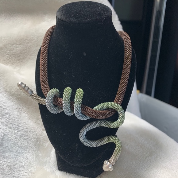 Designer snake necklace - Picture 2 of 13